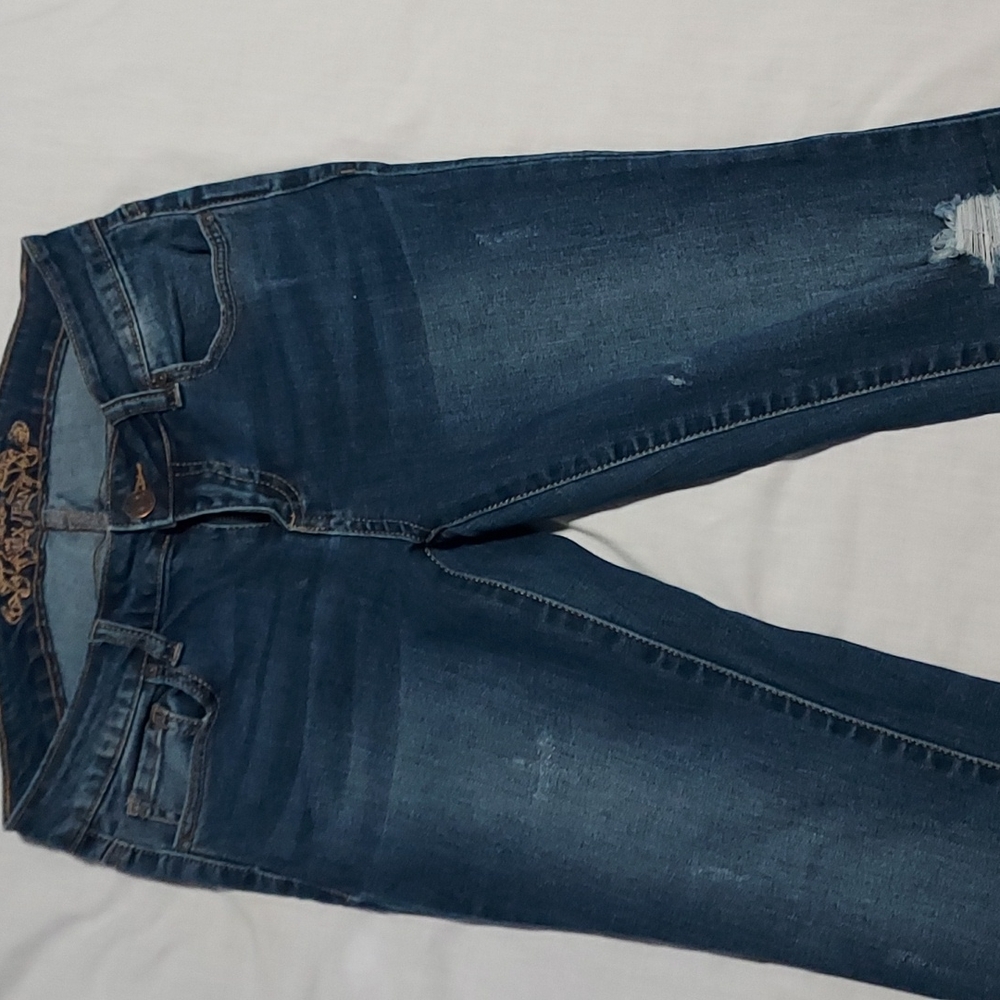 WAX jeans medium blue size 3 - Picture 2 of 8